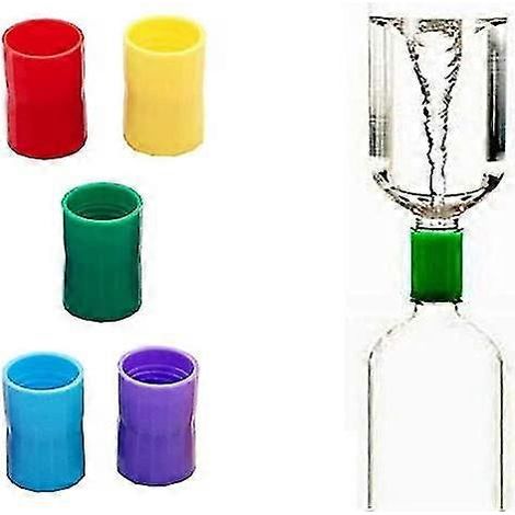 Lot de 5 connecteurs de bouteille Vortex Tornado pour fontaine, Tornado en une seule bouteille (1/5)