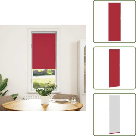 The Living Store Verdunkelungsrollo Rot 60x150 cm Stoffbreite 55,7 cm Polyester - Sichtschutz (1/5)