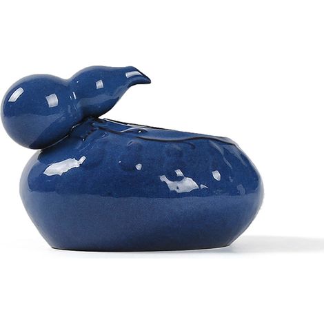 Fontaine d'eau pour animaux de compagnie, distributeur de chat en forme de gourde en céramique de 500ml avec pompe de réduction du bruit (1/5)