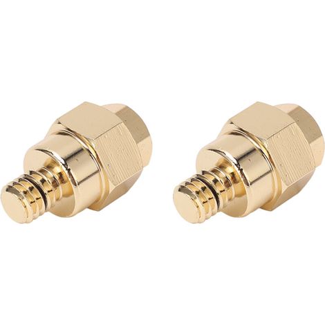 Stück kurze Batterieadapterklemmen, 3/8"-NPT-Gewinde, Messing für Plus und Minus (1/4)