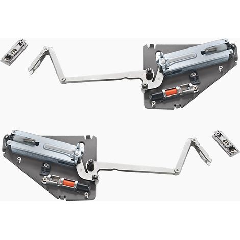 Ferrure de porte relevable pivotante evolift - Amortisseur : Avec - Force : Faible - Push : Non - Sens : Gauche - SALICE