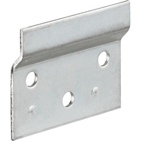 Plaque de support acier galvanisé pour renfort structurel – Fixation à vis – Installation rapide et durable – Pour bois et panneaux composites – Hafele (1/2)