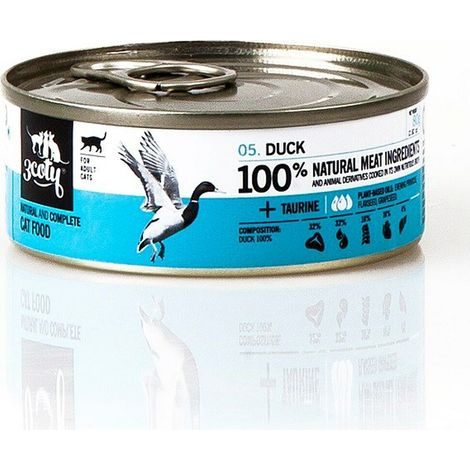 3COTY Anatra - cibo umido per gatti - 12x80g (1/5)