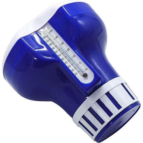 QPF586 Large Floating Dispenser White/Blue 7 Swim Deluxe Swimming Pool (1/5)