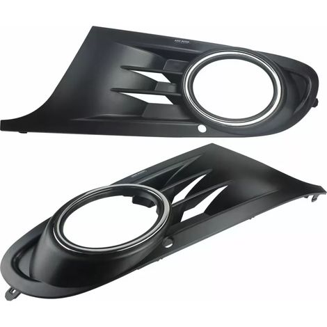 Couvercle De Feu Brouillard - Grille Entourant Le Pare-Chocs Avant - Pour VW Golf 6 Mk6 2008-2013 - Paire Gauche Et Droite (1/5)