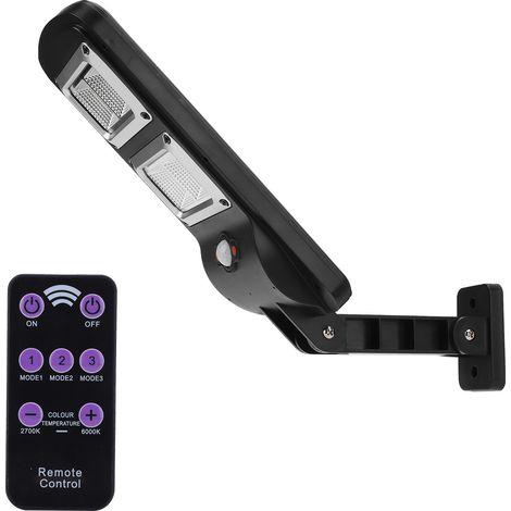 Lampe murale solaire rechargeable par induction corporelle, étanche, pour éclairage public extérieur LL-68T (1/5)