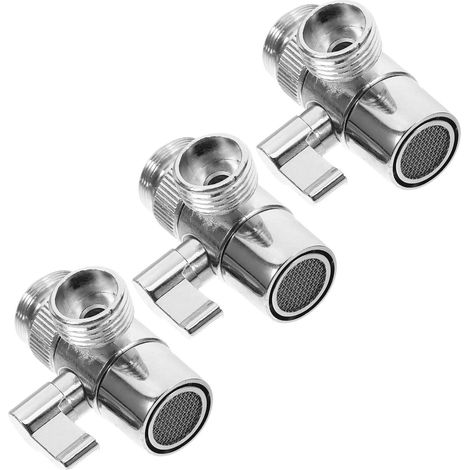 3 Pièces Vanne de Dérivation à 3 Voies en Cuivre et Abs (1/5)