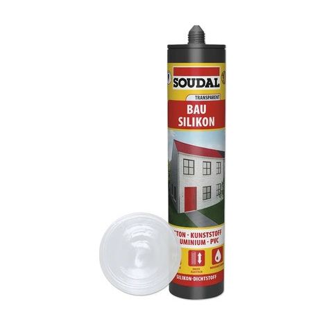 Soudal Bau-Silikon halbtransparent 300 ml Dichtmaterialien
