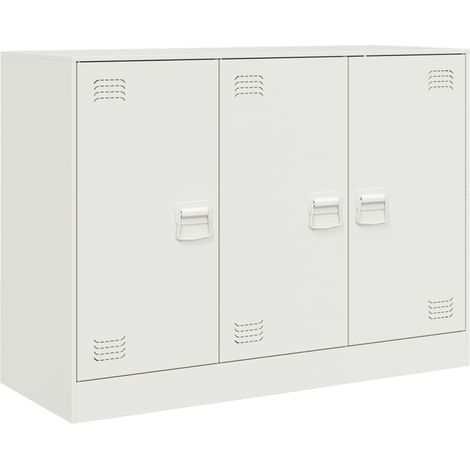Sideboard Weiß 99x39x73 cm Stahl vidaXL945349