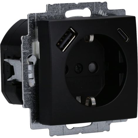 Steckdose busch-jaeger 20 eucb2usbac-915 USB und Schuko