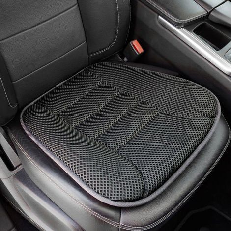 Coussin de siège auto pour la conduite, en maille 3D respirante, avec base antidérapante, offrant un confort optimal. (1/5)