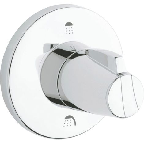 Ricambio chiara deviatore a 3 vie (1 ingresso e 2 uscite) solo parte esterna Grohe 19906000