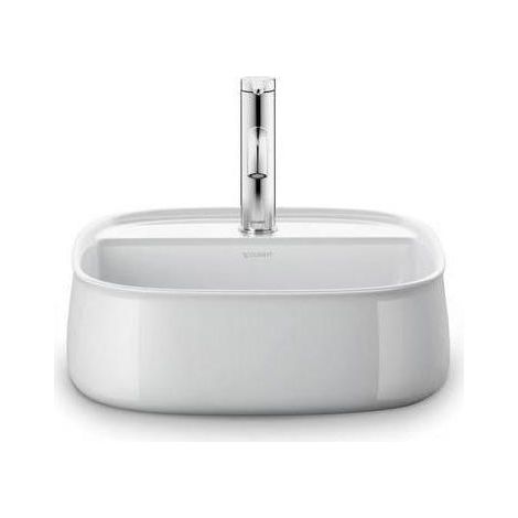 Duravit Zencha Aufsatzbecken 420 mm, ein Hahnloch, 2374420071 (1/5)