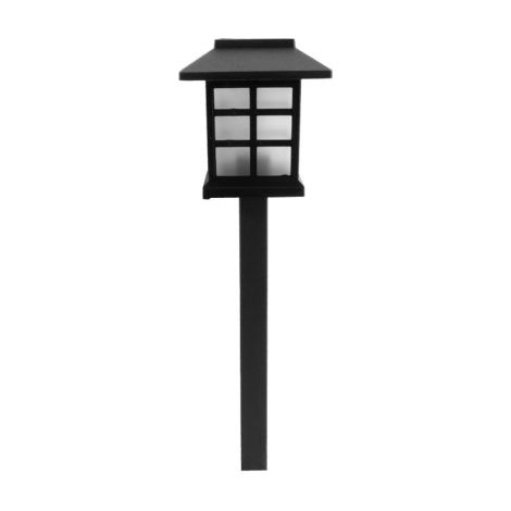 LED Solarleuchte 8,5x8,5x38cm, LOGUI (1/5)