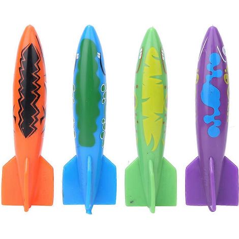 4 PVC-Tauchspielzeuge für Kinder, Schwimmbad-Set, Wassertrainingszubehör, 4-teiliges Set, Unterwasserspielzeug zum Schwimmenlernen (1/5)