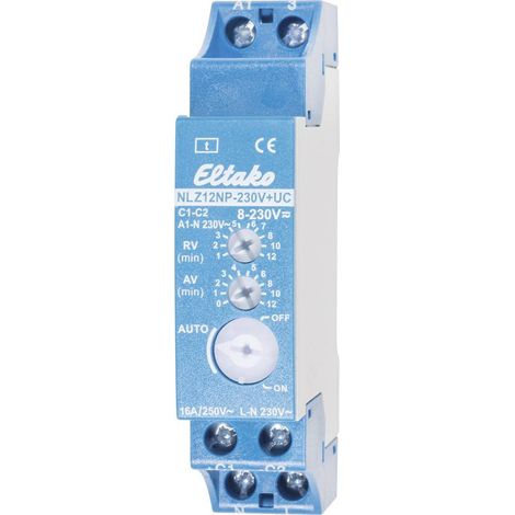 Minuterie de déclenchement profilé 250 V/AC Eltako 23100704 (1/2)