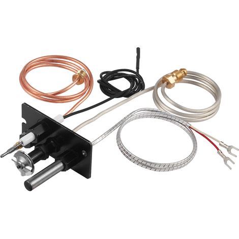 Mophorn Gruppo pilota a gas, compatibile con OE 10002265, 10002264, SRV10002264, progettato per camini a gas naturale e GPL, adatto a vari modelli come Majestic, Vermont Castings, Monessen e Century (1/5)