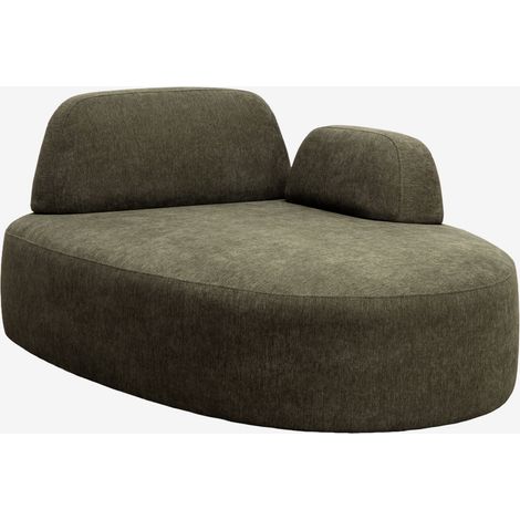 SKLUM Modul mit rechter Chaiselongue und Armlehne für das modulare Sofa Giorgia, bezogen (1/5)