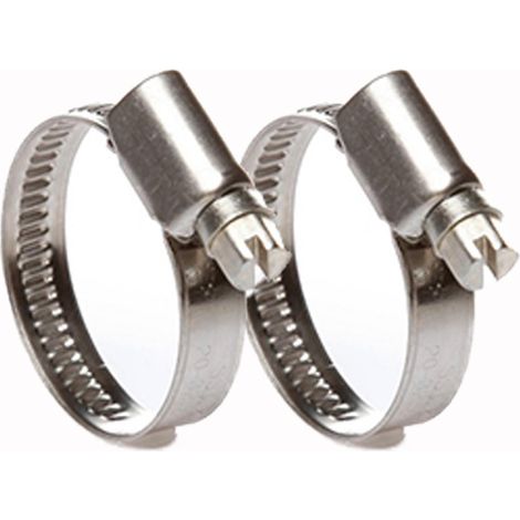 Riegler Schneckengewinde-Schl.schelle, Chromstahl (W2), 10 - 16 mm, 9 mm (1/3)