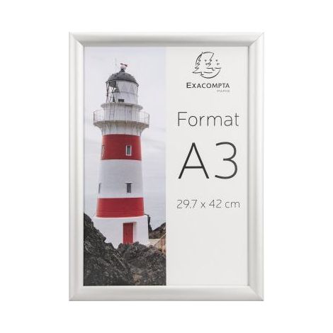 Exacompta Wandplakatrahmen 8394358D A3 Aluminium/Acryl