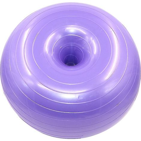 Pinkfarbener, donut-förmiger Yogaball – Yogaball-Stuhl – Balance-Gerät – Dicke, aufblasbare, platzfeste Sitzbank für Übungen – Für Büro, Zuhause und Fitnessstudio (1/5)