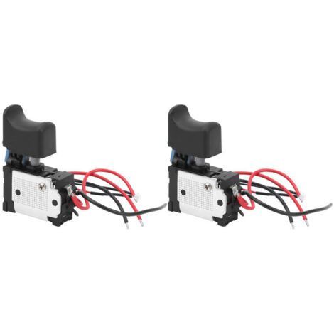 DC 7.2 V - 24 V Interrupteur Fermeture à Gâchette pour Perceuse Polisseuse Hammer Electrique, Interrupteur de Perceuse Électrique sans Fil et à Batterie au Lithium