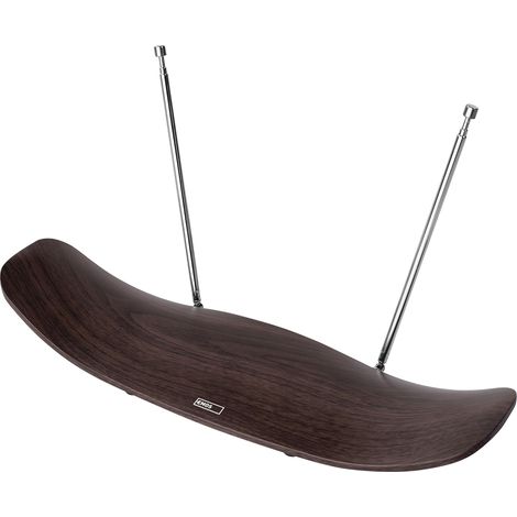 Antenne d'intérieur Design, antenne intérieure Active pour réception de DVB-T/DVB-T2, Radio FM/Dab, avec Filtre et amplificateur intégrés 3G/4G/5G/LTE, antenne intérieure, Adaptateur de (1/5)