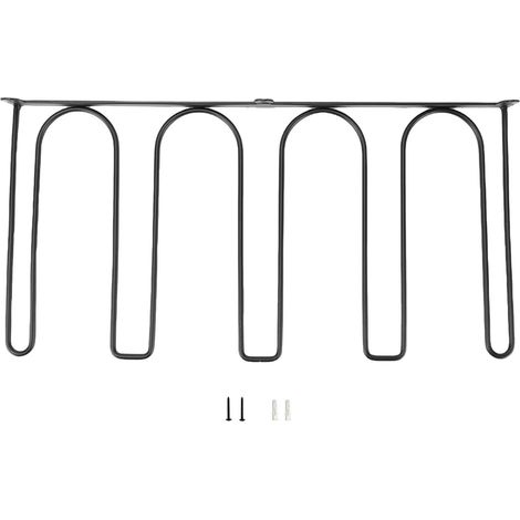 Étagère à Bottes Murale + Générique + HD-Metal + Acier Carbone Robuste (1/5)