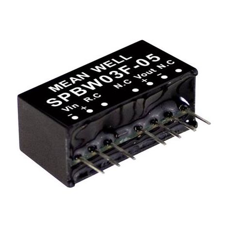 Mean Well SPBW03F-03 Modulo convertitore DC / DC 700 mA 3 W Num. uscite: 1 x Contenuto 1 pz.