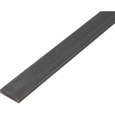 BARRA PIATTA 20X4X1000MM ACCIAIO GREZZO LAMINATO