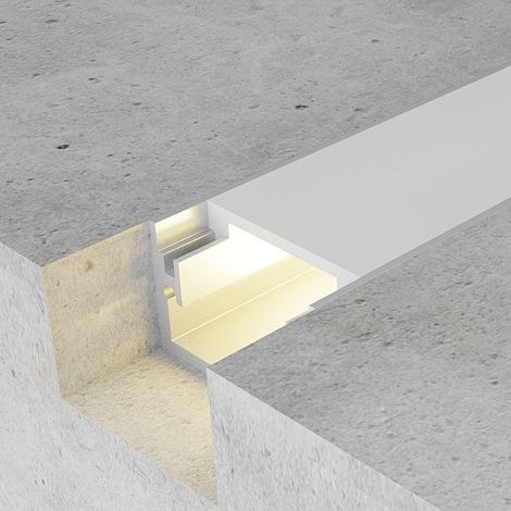 Profilé aluminium Fat - 2 mètres Aluminium - Ledme - LM3815 (1/3)