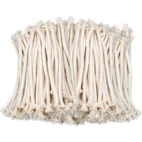Mèche de Lampe 50 Pièces Mèche de Remplacement Meche Lampe a Petrole Meche Bougie Mèche de Lampe à Huile Meche Lampe à Huile Mèche Tressée en Coton pour Lampe à Petrole,15cm x 6mm