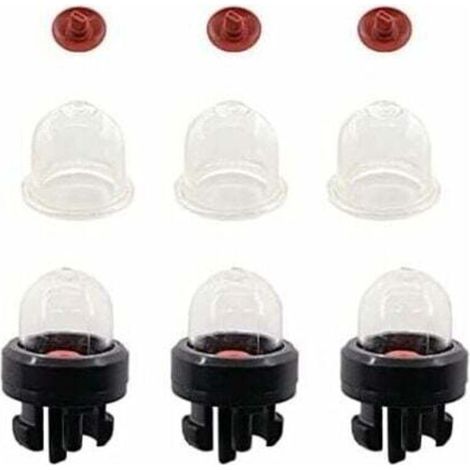 Lot de 3 pompes d’amorçage compatibles avec tronçonneuses Stihl FS38 à FS85, Ryobi, McCulloch et Husqvarna (1/4)