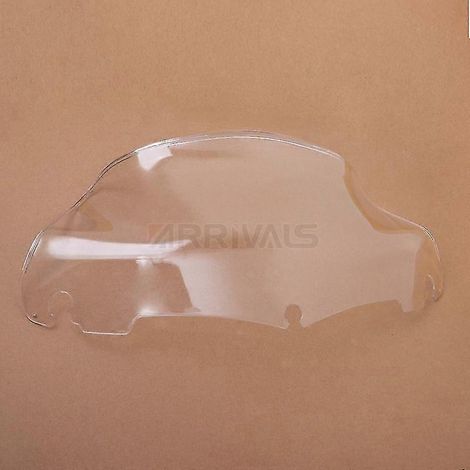 Pare-brise supérieur de carénage de 9 pouces pour moto Harley Touring Street Electra Glide Ultra Limited FLHX 2014-2020 - Transparent (1/5)