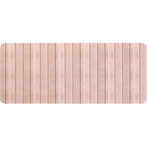 Tapis de Bain Imprimé "Calista" 50x120cm Naturel (1/5)