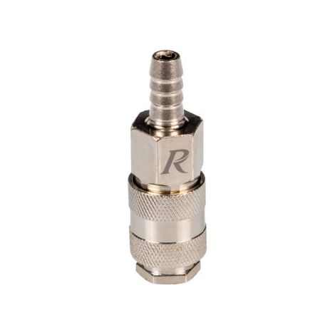 Ribimex – Raccord rapide air cannelé 10mm automatique – Acier nickelé – Pour compresseur – Standard D, I, S, USA – Pression nominale 10 bars