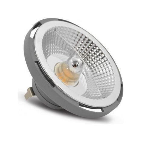 Ampoule LED QR G53 AR111 Gris 12W 3000K Miidex Lighting® (1/4)