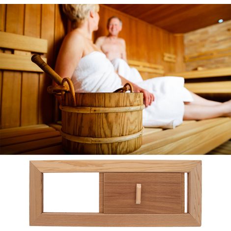 Accessoires pour sauna, grilles de ventilation, bouches d'aération, bois de cèdre (1/5)
