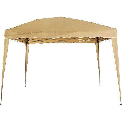 Gazebo Beige 3×3 - Elegante estructura exterior de diseño