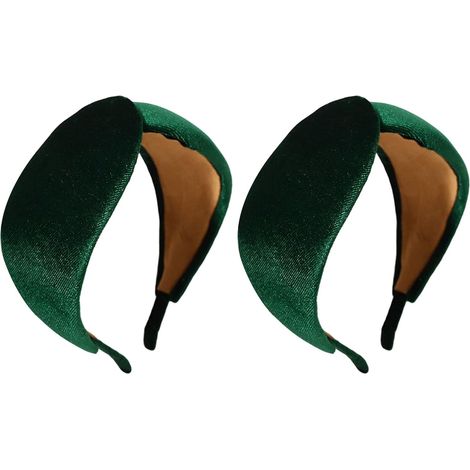 Lot de 2 bandeaux confortables et veloutés pour décoration de cheveux pour un usage quotidien tendance et élégant (1/5)