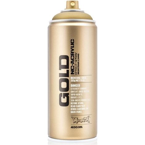 Bombe de peinture - Gold - Acrylique - Gold matt - M3010 - 400ml - Montana Cans
