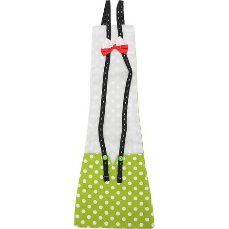 Couches de poulet réglables, imperméables, lavables et réutilisables pour poulets, canards, points blancs verts M (1/5)