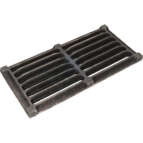 Kotarbau – Grille de cheminée en fonte 30,7 x 15 cm – Résistante à haute température – Adaptée pour poêles et cheminées – Facile à nettoyer (1/4)