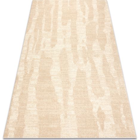 FLUX 461.137.SA110 Wollteppich OSTA - Abstraktion, Strukturell, Loft creme / beige beige 120x170 cm