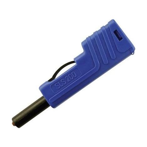 SKS Hirschmann SLS 200 Spina da laboratorio Spina dritta Ø perno: 4 mm Blu 1 pz.