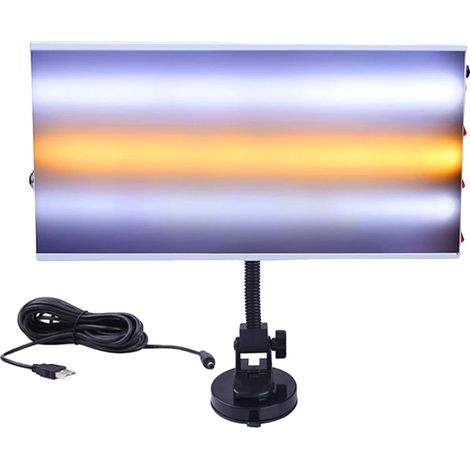 Lampe PDR, Construction en alliage d'aluminium, Trois sources de lumière LED (1/2)