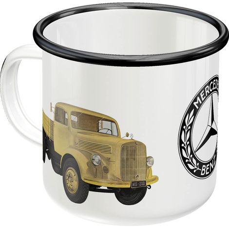 Tasse en émail rétro, 360 ml, Truck – Models (1/5)