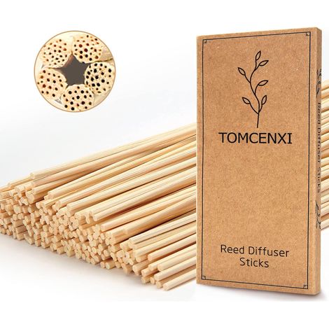 Reed Diffuser Sticks, 19 cm Fragrance Diffuser Sticks, Replacement Sticks for Essential Oil Aroma Diffuser for Home (1/5)