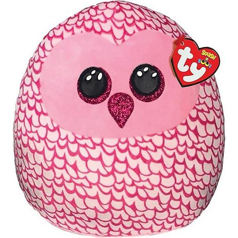 TY Squish A Boo Knuffelkussen Uil Pinky 23 cm
