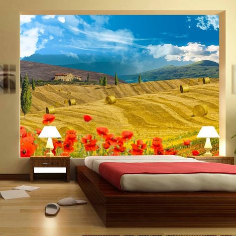 Papier peint paysage d'automne - 200 x 140 cm